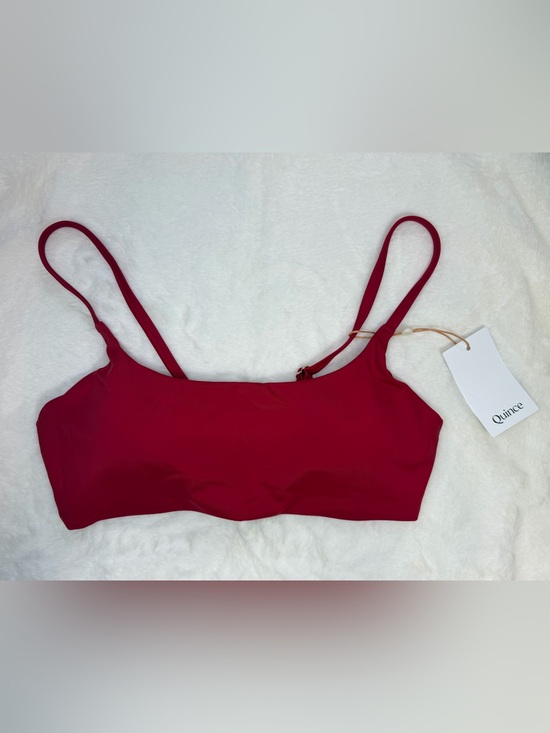 Quince Other - Quince Women’s Large Bikini Top Italian Scoop Neck Tie Back Bathing Suit Swim